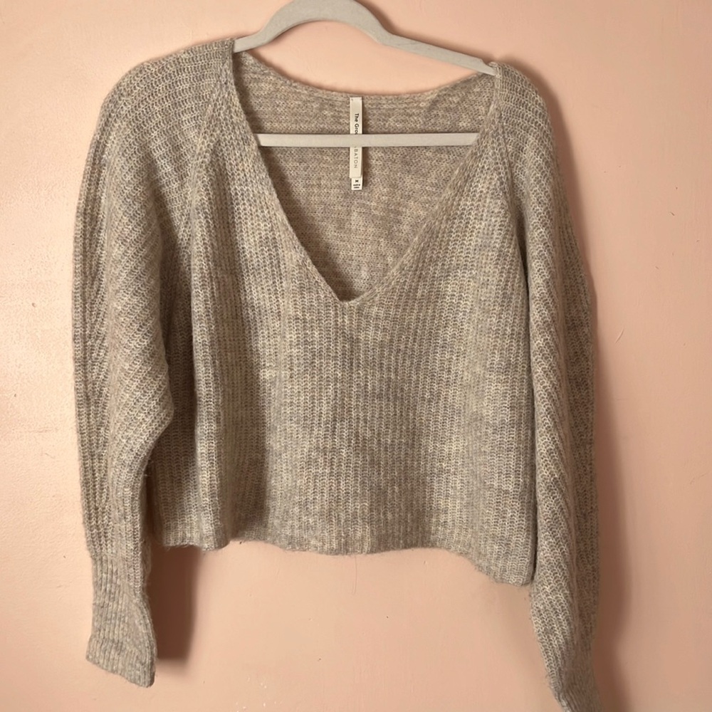 🦙 Aritzia alpaca blend cropped sweater